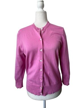 J. Crew  Button-Front Women's Cardigan Lilac Pink